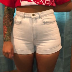 High Waist American Apparel Jean Shorts Size 31